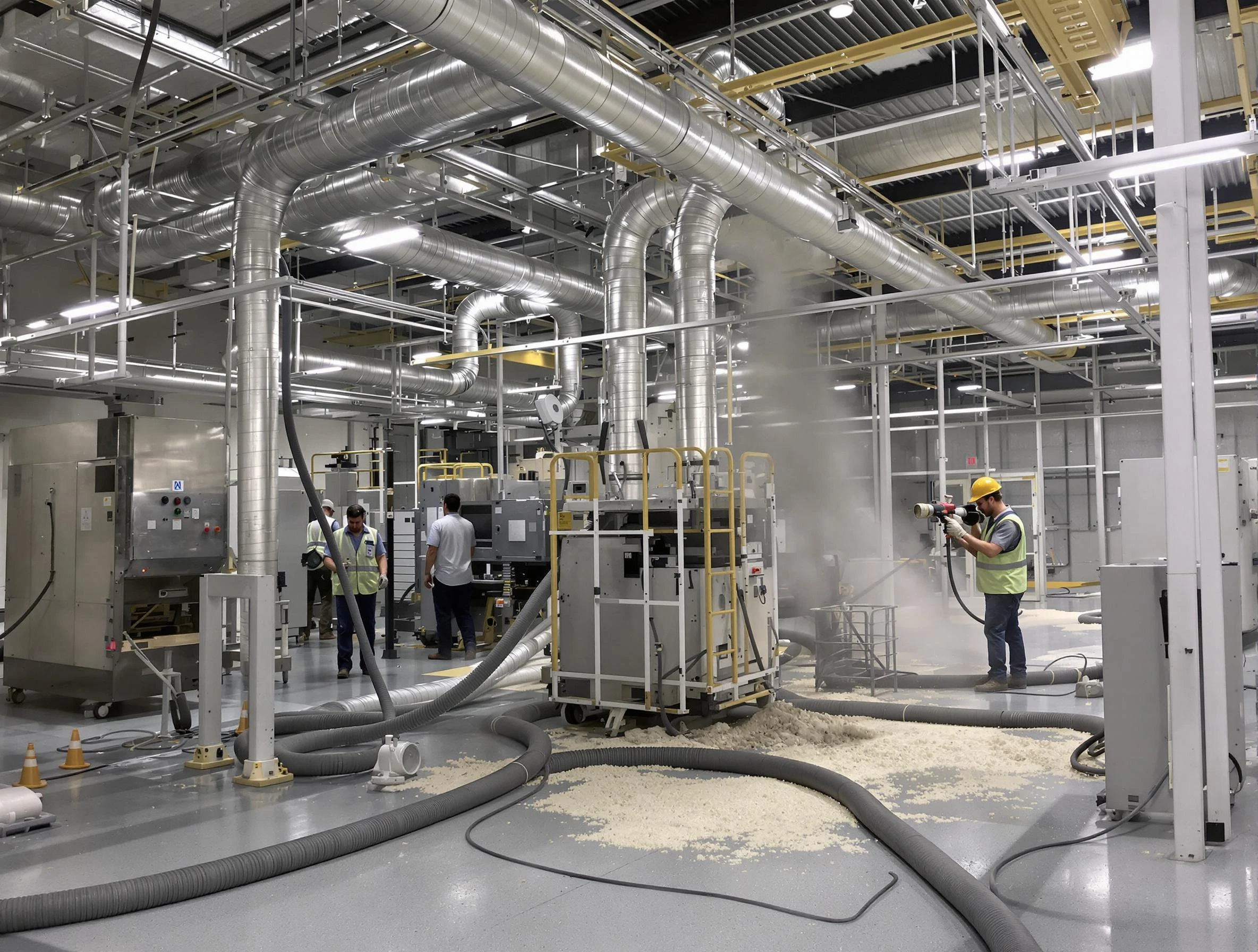 Heavy-duty industrial duct cleaning by Springville Air Duct Cleaning in Springville