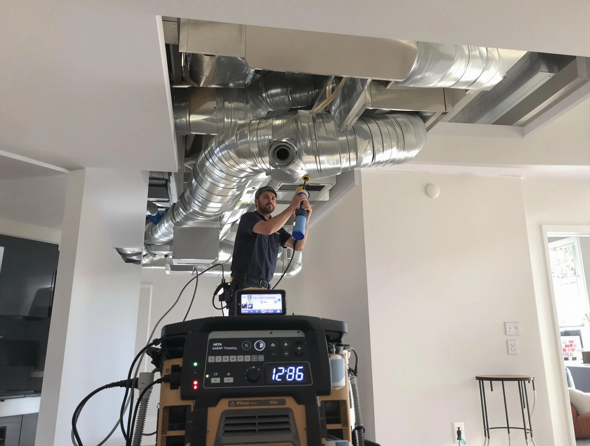 Advanced pure air duct cleaning by Springville Air Duct Cleaning in Springville